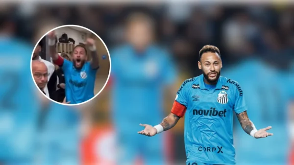 VIDEO | Neymar provoca a aficionados en Brasil tras victoria con Santos en Copa