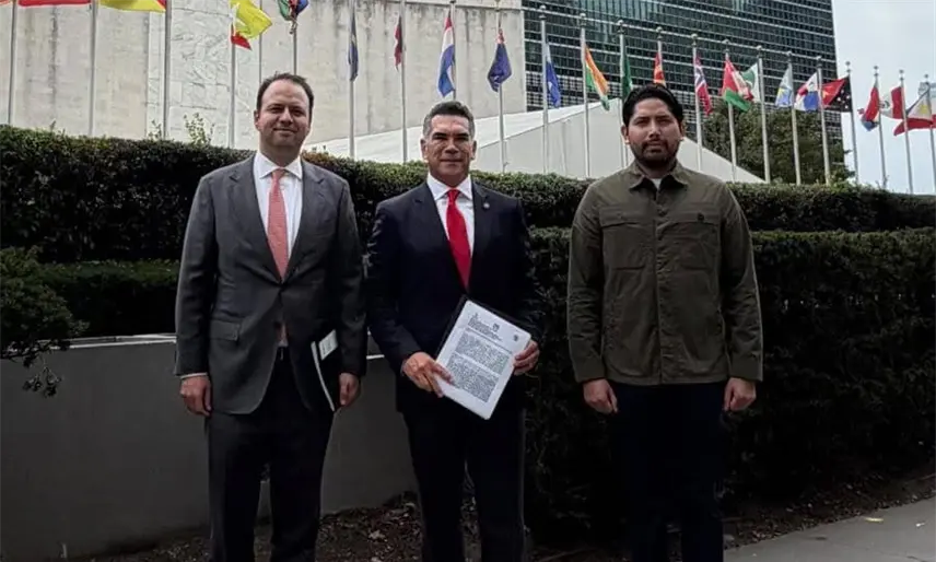 Alito Moreno denuncia ante la ONU violaciones sistemáticas del Gobierno de México