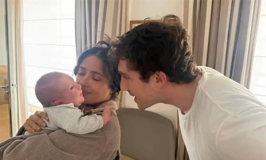 Salma Hayek se convierte en abuela a los 59 años