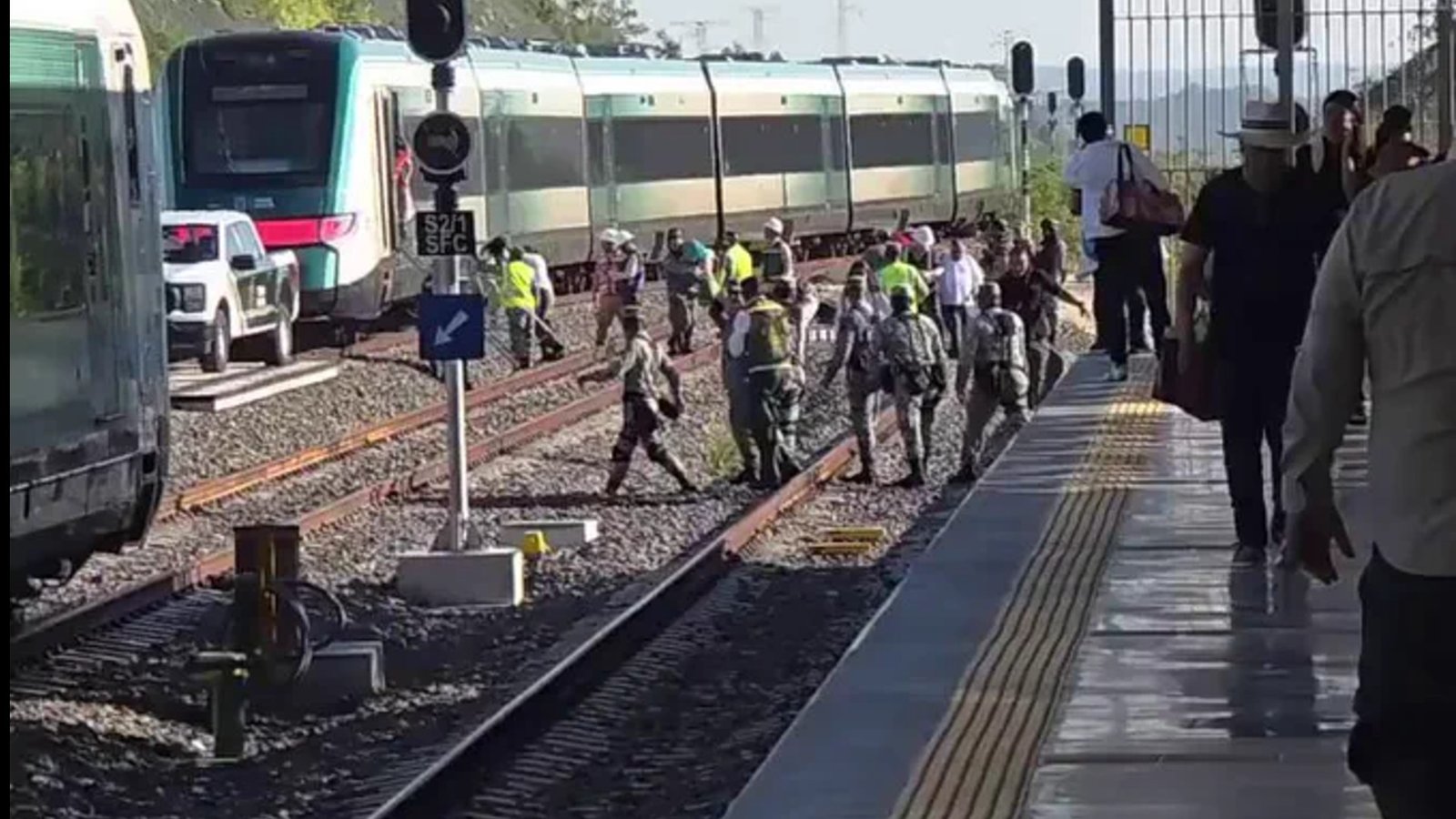 ¡Otra vez el Tren Maya! Reportan descarrilamiento de un vagón en Campeche