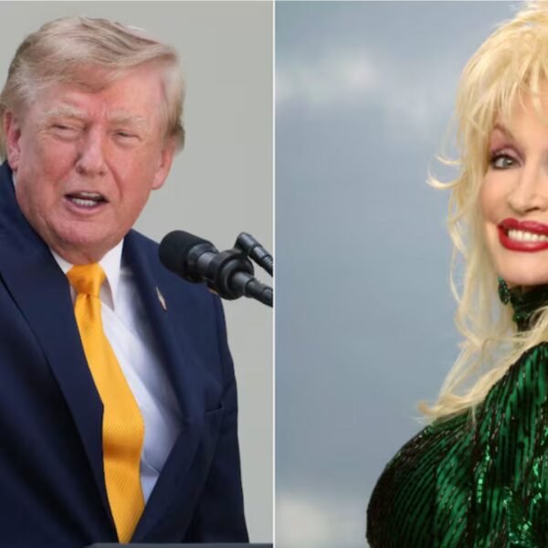 Trump ordena bajar las banderas durante una semana tras la muerte de Dolly Parton