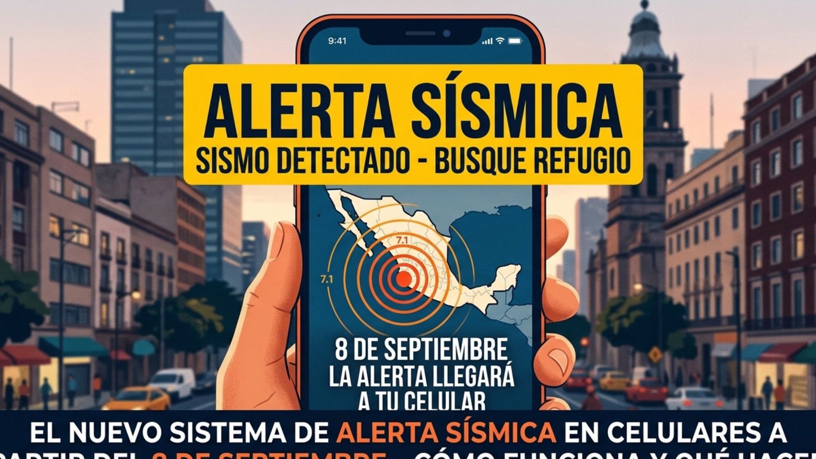¡Atención! Este 8 de septiembre llegará una alerta a celulares: ¿qué significa?