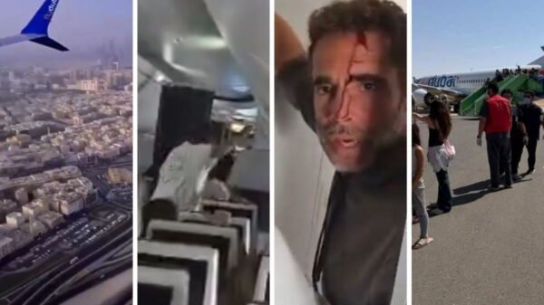 Copiloto apuñala al capitán e intenta tomar el control de un avión de Flydubai en Arabia Saudí