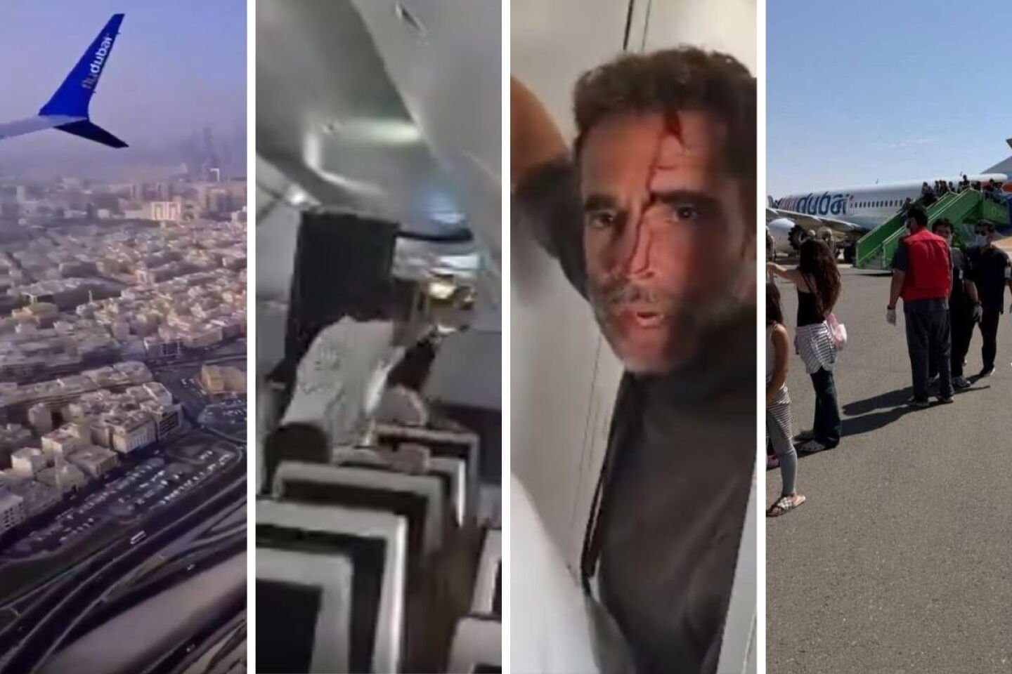Copiloto apuñala al capitán e intenta tomar el control de un avión de Flydubai en Arabia Saudí
