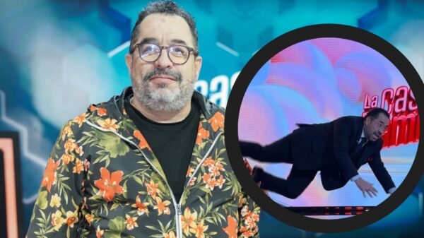 El Borrego Nava sufre peligroso resbalón en LCDLF y termina en el suelo: VIDEO