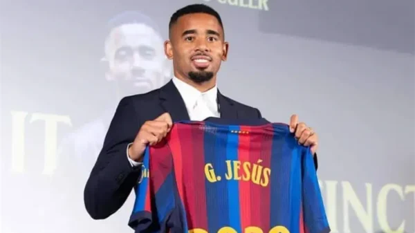 El Barcelona ficha al brasileño Gabriel Jesús, tras no poder firmar a Julián Álvarez