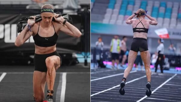 Atleta australiana se hace del baño durante HYROX Beijing y termina ganando la competencia