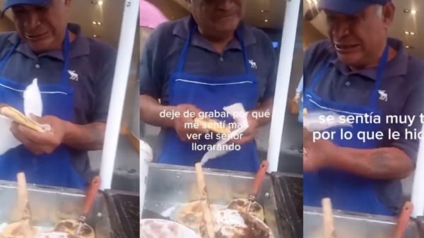Video: Don Daniel rompe en llanto tras denunciar intimidaciones mientras vendía gorditas en CDMX