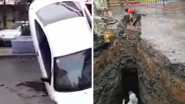 Gobierno de CDMX se deslinda de socavón donde cayó un auto