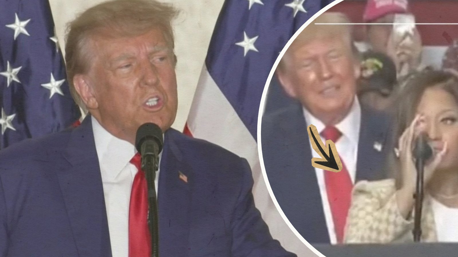 Cachan a Donald Trump viendo trasero de Nicki Minaj y luego suelta picante elogio