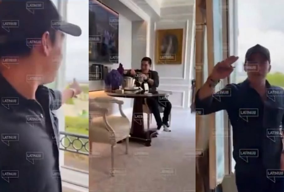 Exhiben VIDEO de hijo de Taddei con contratista del INE en hotel de lujo