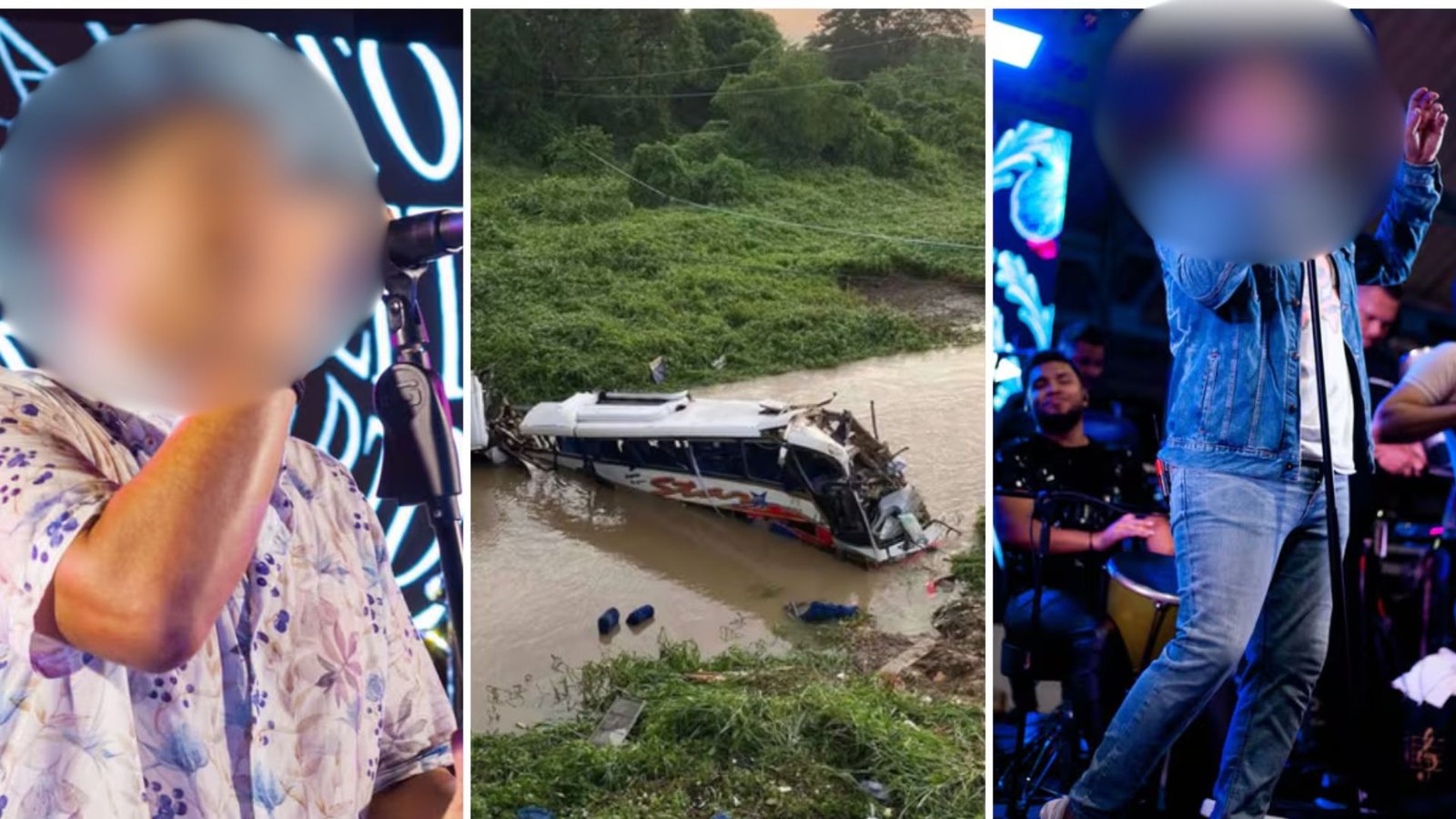 sufre amputación tras caer el autobús de su agrupación a un río