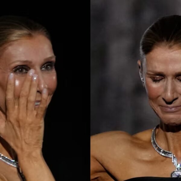 Céline Dion cae de espaldas durante su concierto en París y preocupa a sus fans