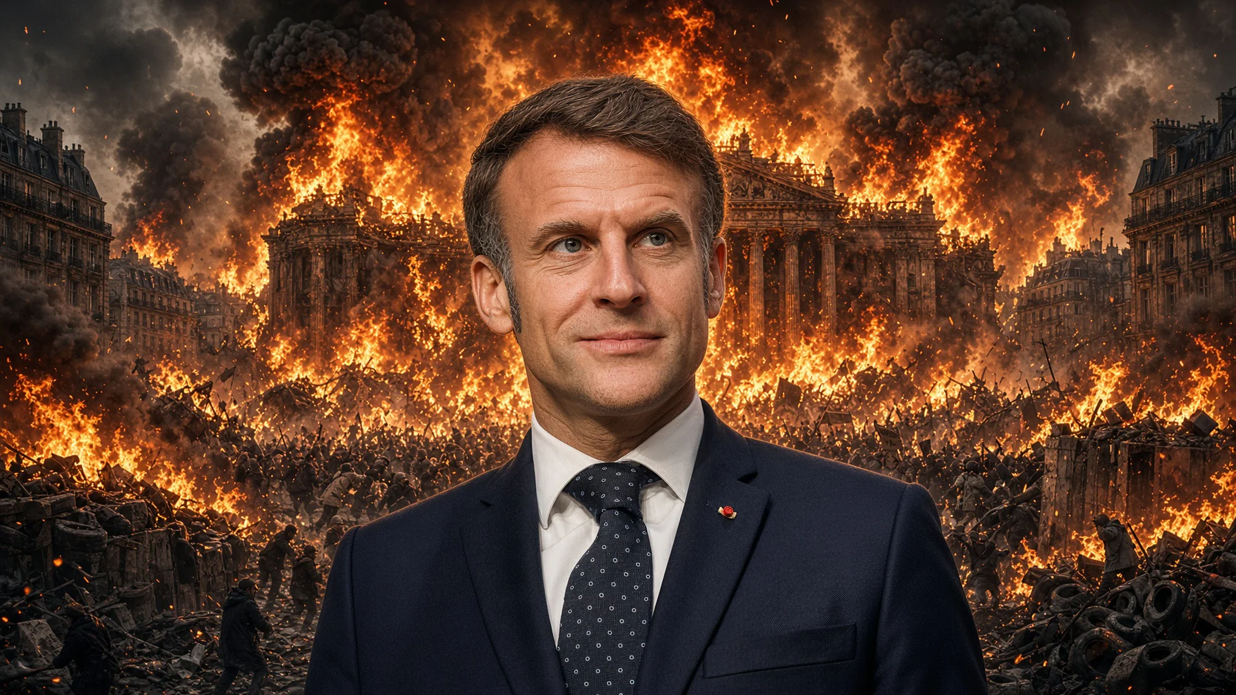 Macron se va de gira mientras explotan protestas en Francia