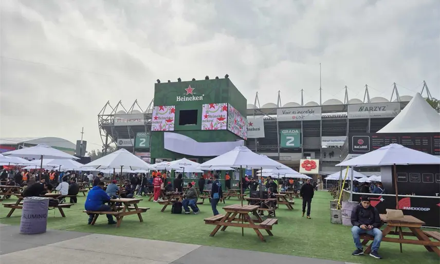 Precios de bebidas y alimentos para el GP de México van desde los 70 y hasta los 500 pesos